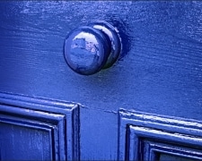 BLUE winner: "Self Portrait in Blue"
