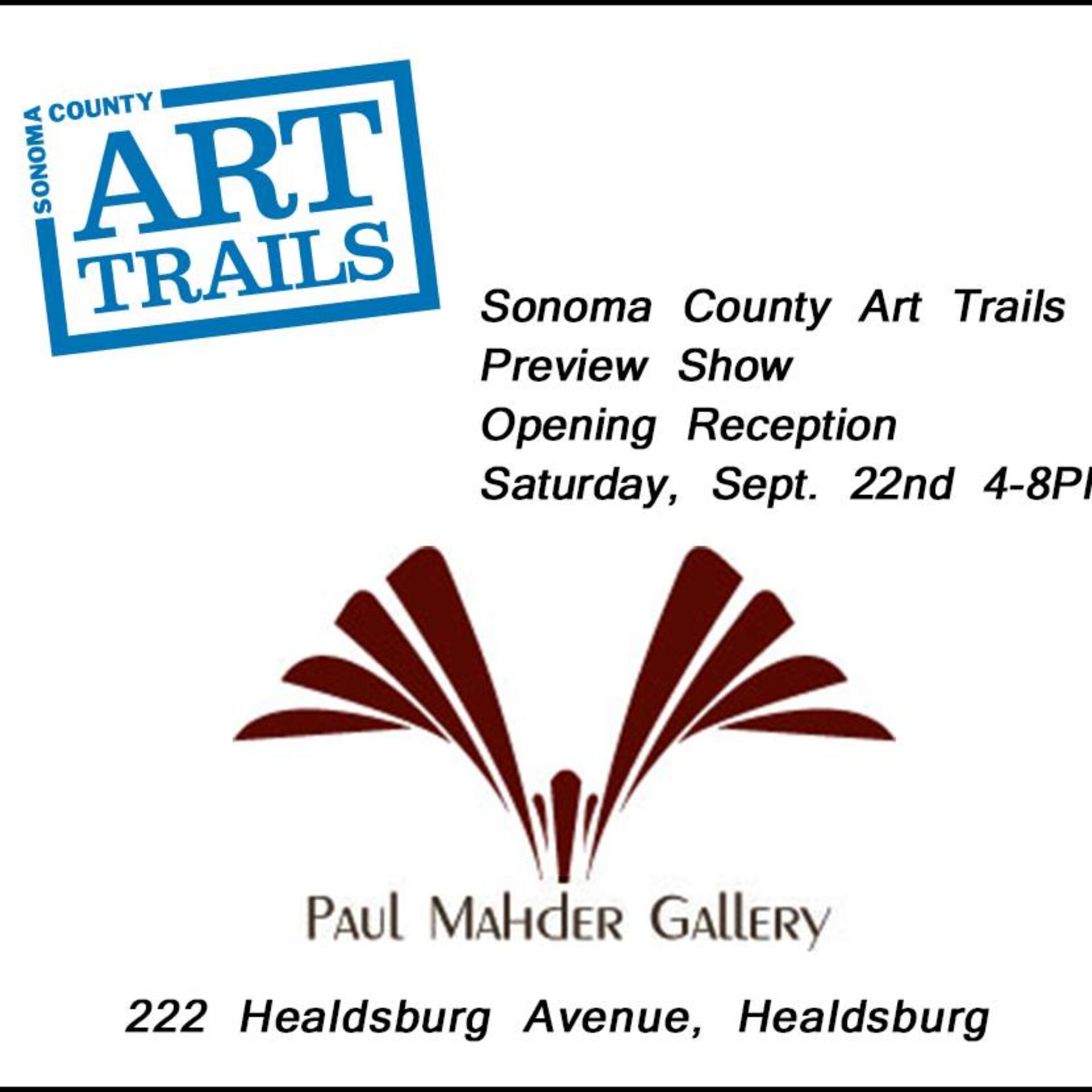 Paul Mahder Gallery Art Trails Preview Exhibit